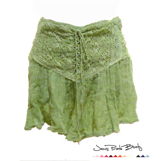 新到着 キュロット Laセレブ愛用jen S Pirate Bootyジェンズパイレーツブーティーさわやかカラーのキュロット Las Flores Bｌoomer グリーン Sage ショートパンツ ガーゼ おしゃれ かわいい 代30代40代 春夏秋 Pascasarjana Unsrat Ac Id