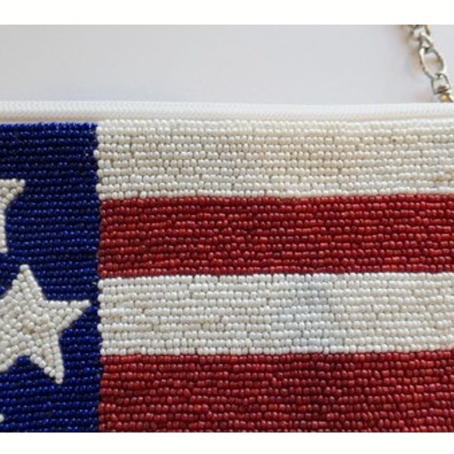 春大特価セール の バッグ ブラジル国旗 カジュアルクラッチバッグ ポシェット ポーチ ポーチ Swarajスワラージ おしゃれ クラッチバッグ セカンドバッグ ビーズ刺繍の国旗 クラッチバッグ 星条旗 ｖｉｖｉｄ ｖｉｖｉｄ人気セレクトショップでひっぱりだこ