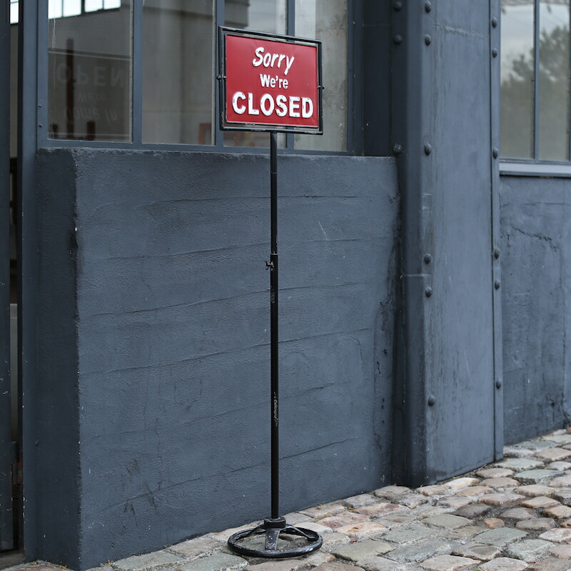 ダルトン クローズド 看板 スタンド 店舗 DULTON サイン オープン DULTON（ダルトン） オープン クローズ 看板 回転 OPEN CLOSE オープン