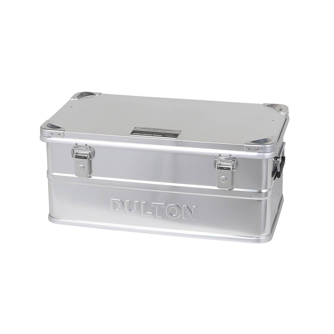 H23-0667M M ALUMINUM CONTAINER CONVOY 2 RL M 納めるボックス席  取り片づけるボックス席 御召しもの容れもの 納める容れもの 収納箱 手あそび箱 納めるbox  レトロ 上蓋付き添い人 ダルトン DULTON PX