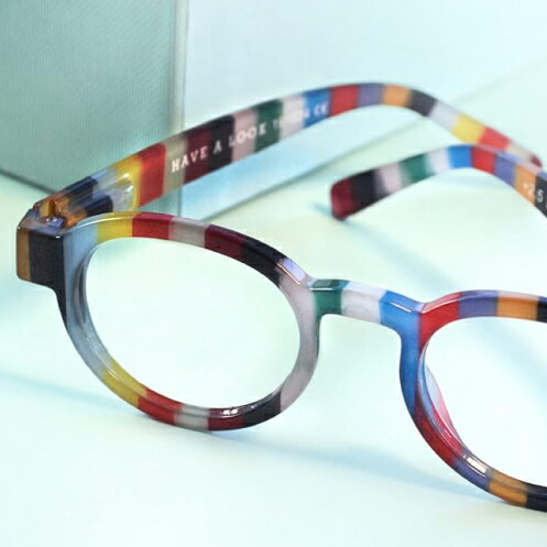 HAL-BLCTWブルーライトカット付きリーディンググラスCIRCLE TWIST 送料無料 アクリルレンズ READING GLASSES リーディンググラス Reading Glasses 老眼 敬老の日 父の日 母の日 男女兼用 Have A Look デンマーク