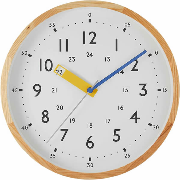 CL-2937 Storuman ストゥールマン クロック CLOCK ウォールクロック 木 木製 ナチュラル おしゃれ シンプル 北欧 ギフト 新築祝い時計 壁掛け インテリア 新居 店舗備品 インターフォルム INTERFORM