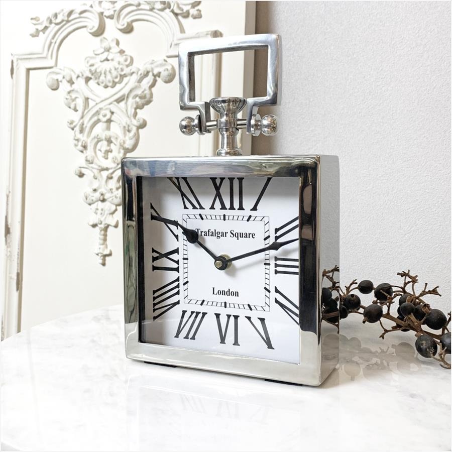 楽天市場】置き時計 おしゃれ アナログ アンティーク 歯車 機械式風