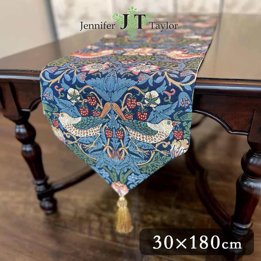 楽天市場】ジェニファーテイラー いちご泥棒 テーブルランナー 180cm