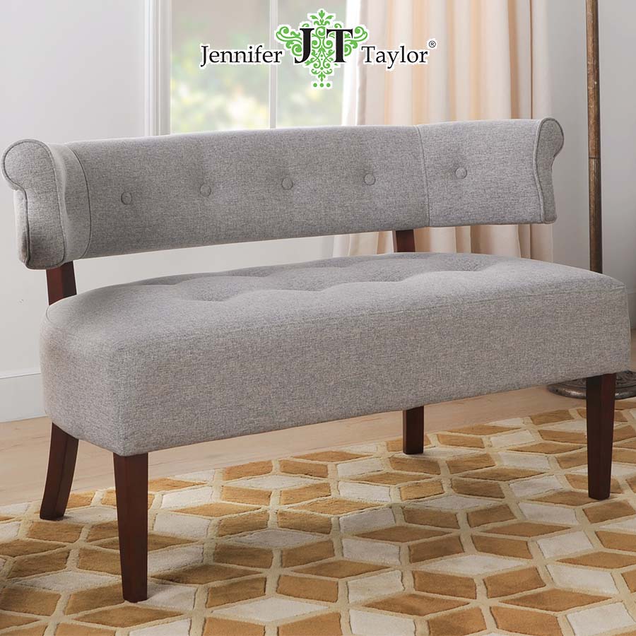 【半額セール！130900円→65450円】ジェニファーテイラー 2人掛けソファ Jared 幅130cm 962 グレー 正規輸入元 新生活 家具 エレガント モダン 輸入家具