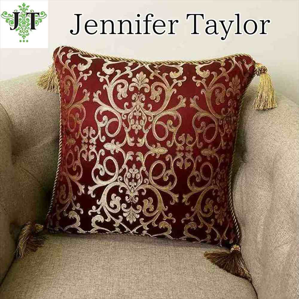 楽天市場】Poinsettia ポインセチア クッション 45x45 / ジェニファー