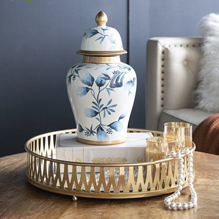 楽天市場】クラシックモダン 花瓶 飾り壺 陶磁器 モダン 花器 花びん