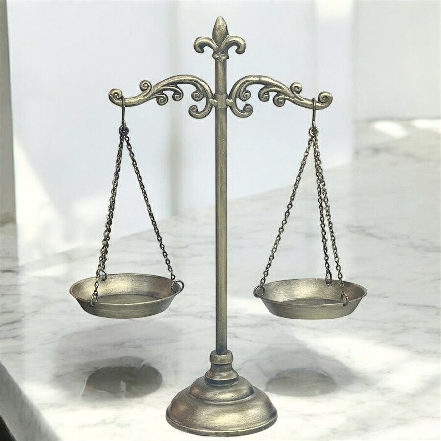 楽天市場】イタリア ザマック 天秤 インテリア 置物 アンティーク