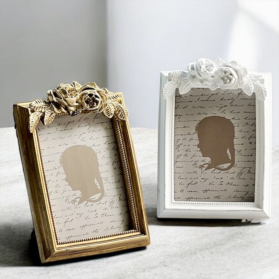 楽天市場】フォトフレーム 写真立て 壁掛け 卓上 アンティーク ローズ