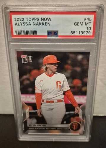 2022 Topps Now Alyssa Nakken Graded Psa Gem Mint 10｜WORLD RESOURCE【QUEEN店】