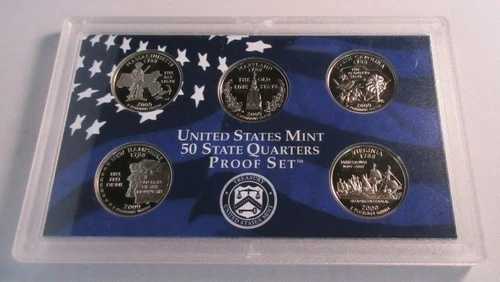 2000年 アメリカ合衆国造幣局 50州記念25セント硬貨 プルーフ 5枚セット サンフランシスコ造幣局|WORLD RESOURCE【QUEEN店】
