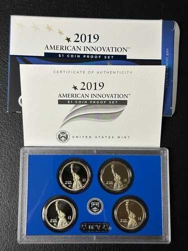 2019年米国造幣局アメリカン・イノベーション1ドル硬貨プルーフセット（鑑定書付き）｜WORLD RESOURCE【QUEEN店】