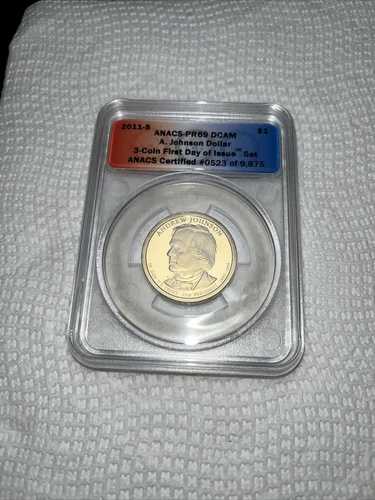 2011年S 大統領ドル PR69 DCAM ジョンソン ANACS 認定｜WORLD RESOURCE【QUEEN店】