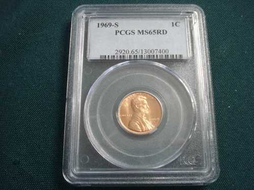 1969年 S リンカーン記念セント PCGS MS 65 RD|WORLD RESOURCE【QUEEN店】
