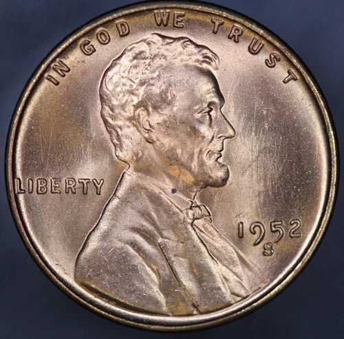 1952年 S リンカーンセント 未使用品 オリジナルロールから取り出したばかり - 極上品 ++- ロット番号 AA-7394｜WORLD RESOURCE【QUEEN店】