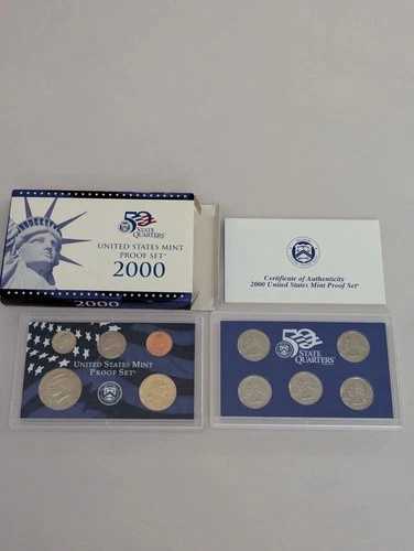 2000年アメリカ合衆国造幣局プルーフセット(ミントボックス入り、鑑定書付き)|WORLD RESOURCE【QUEEN店】