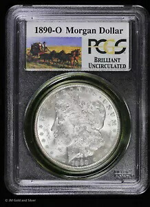 1890-O $1 モルガン シルバー ダラー PCGS ブリリアント 未流通 | UNC BU