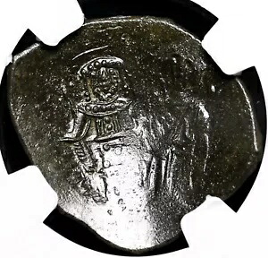 ビザンチン。マヌエル・I・コムネヌス。 1143年から1180年。 Billon Aspron Trachy、NGC 認定