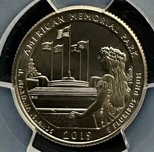 2019 W アメリカン メモリアル NP ATB クォーター 25c PCGS MS66 ウエスト ポイント UNC ロー ミント