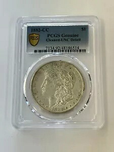 1882-CC $1 PCGS クリーニング済み - UNC 詳細