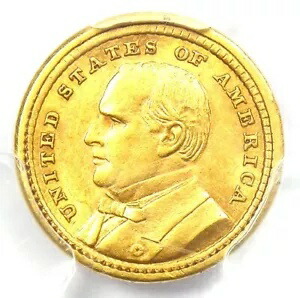 1903 年マッキンリー記念ゴールド ダラー G$1 - PCGS 未流通詳細 (UNC MS)