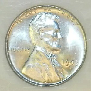 1943 S リンカーン セント MS67 NGC BU Unc ホワイト ウィート ペニー [583]
