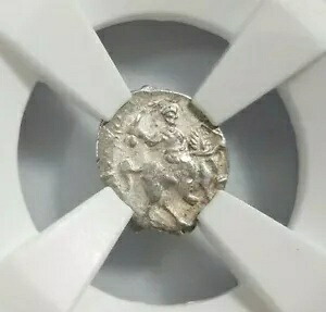 イワン IV 恐ろしいロシア NGC UNC 詳細 シルバー デンガ 1533-1584 馬の暴君