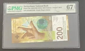 スイス、200 フランケン、2018、UNC、p78a｜WORLD RESOURCE【QUEEN店】 82,280円