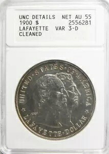 1900 ラファイエット記念銀ドル ANACS UNC 詳細