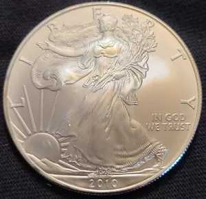 2010 1 トロイ オズ アメリカン シルバー イーグル - Choice Unc - カプセル付き送料無料 40,040円