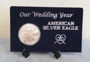 UNC 2024 アメリカン シルバー イーグル「OUR WEDDING YEAR」ディスプレイ ホルダー & スタンド 40,755円