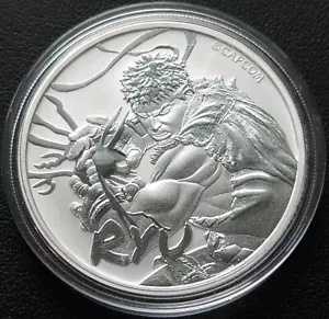 2022年 リュウ 1オンス 純銀貨 - ストリートファイター 9999 シルバードル、ブリリアント UNC
