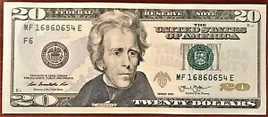 2013 $20.00 FRN - ジョージア州アトランタ- サクサク循環