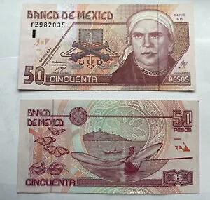 2003 メキシコ銀行 50 ペソ紙 1 枚