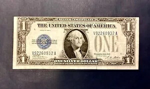 1928 ア・ファニー・バック $1 シルバー証明書 CD