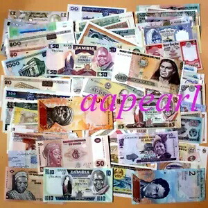 卸売 100 個の異世界紙幣紙幣外国 50 か国 UNC