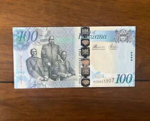 ボツワナ 100 プラ 2012 P-33c UNC