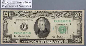 1950 B $20 連邦準備銀行券 FRN - リッチモンド - FR2061E - VF - 非常に上質