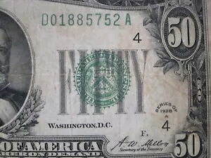 1928A $50 FRN #D01885752A