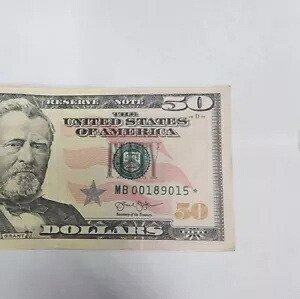 2013 $50 スターノート 50 ドル札 レア ユニーク スター ビル