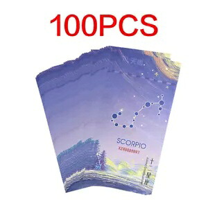 100 個 12 星座蠍座紙幣記念紙ノートアートクラフト