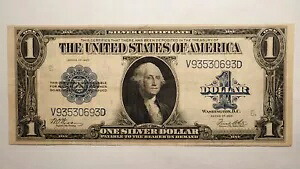 1923 ** ** 1 ドル シルバー証明書**素敵なメモ**送料無料** L0036