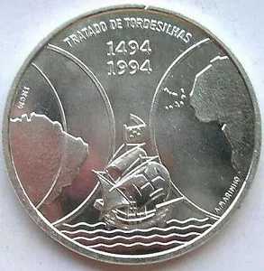 カーボベルデ 1994 ディスカバー 1000 エスクード銀貨、UNC 42,900円