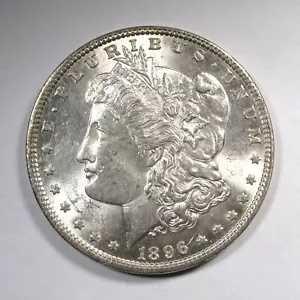 1896年 モルガン・ダラー銀貨 UNC AQ729