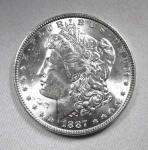 1887年 モルガン・ダラー銀貨 UNC AM792