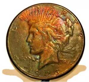 1923-S PEACE DOLLAR (コインは湿った銀行の袋から出てきた)