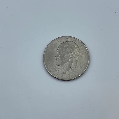 1776~1976 D アイゼンハワー リバティベル ム??ーン シルバー 1ドル 米国建国200周年記念コイン 43,615円