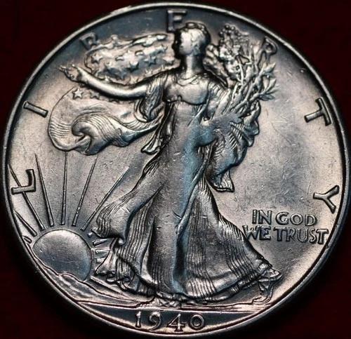 ???? 未使用 1940-S サンフランシスコ造幣局 シルバー ウォーキング リバティ ハーフ USA 44,330円