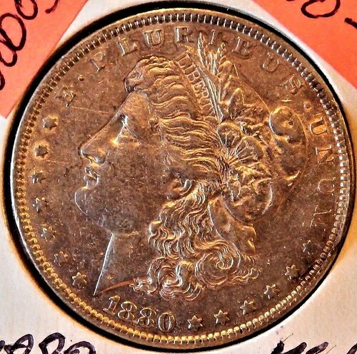 1880年 US $1 モーガンシルバー-BU-