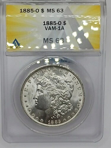 1885 O モーガン ダラー *輝く白い光沢* MS63 VAM-1A 入手困難!｜WORLD RESOURCE【QUEEN店】